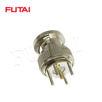 Connecteur RF coaxial BNC mâle DC-3GHz à montage sur circuit imprimé, vente directe usine, pour carte PCB de surveillance de sécurité