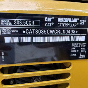 Excavatrice hydraulique Caterpillar 303.5 d'occasion, mini-excavatrice CAT 303.5 de 3,5 tonnes à vendre - Product Image 4
