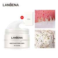 LANBENA plantes, bandes de nez pour les pores, aspiration des points noirs, élimination de l'acné, hydratant, larmes et traction, Patch Nasal