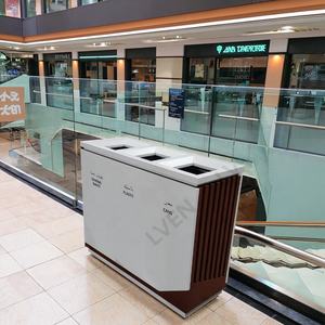 Meilleur prix 165L Métal <span class=keywords><strong>Poubelle</strong></span> Extérieure <span class=keywords><strong>3</strong></span> <span class=keywords><strong>Compartiments</strong></span> Rue Bacs De Recyclage pour Hôtel Centre Commercial Utiliser <span class=keywords><strong>Poubelle</strong></span> Commerciale - Product Image 3