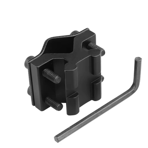 Clip de fixation pour tube rond en aluminium CNC, multicolores, léger, facile à installer, compatible avec la lampe torche Red Dot, accessoire pour activités de plein air - Product Image 4
