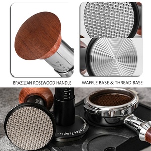 Accesorios de <span class=keywords><strong>Barista</strong></span> Espresso Maker Herramientas Acero inoxidable Presión constante 51mm 53mm 58,35mm la fuerza Tamper Coffee Tamper - Product Image 3