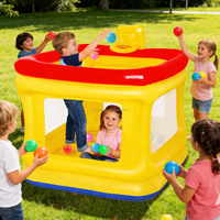 Trampoline gonflable pour enfants avec espace pour balles océaniques, lit de saut intérieur et extérieur, équipement de divertissement
