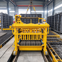 Produit phare : Dispositif mobile sur roues pour la fabrication temporaire de briques en argile pour chantiers routiers, Équipement de fabrication de briques en argile mobile, Presse à briques
