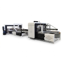 Ligne de production de colle électrique entièrement automatique, machine à coller et à plier les boîtes pour cartons, emballages en plastique, haute vitesse, économie d'énergie