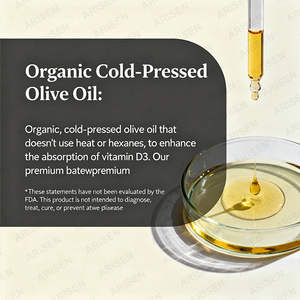 ओम विटामिन डी 3 5000iu प्रतिरक्षा स्वस्थ मांसपेशियों के कार्य और हड्डी स्वास्थ्य कार्बनिक अतिरिक्त कुंवारी जैतून का तेल मिनी सॉफ्टजेल - Product Image 2
