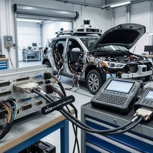 كابل تقسيم SCSI VHDCI 68 سن إلى مزدوج DB9 أنثى RS232 لـ NVIDIA DRIVE AGX Thor Developer Kit VH1 VH2 Vehicle Harness - Product Image 5