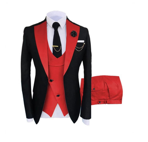 Costume de Mariage et de Cérémonie pour Homme, Trois Pièces, Élégant, Couleurs Mixtes, Grande Taille, 100% Polyester, Idéal pour le Marié et les Garçons d'Honneur - Product Image 5