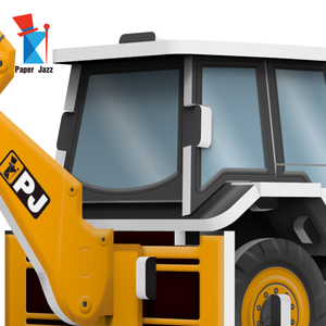 Hot bán nhà máy tùy chỉnh bé trai xe câu đố đồ chơi bọt máy ủi Máy xúc mini 3D Câu Đố tông đồ chơi - Product Image 4