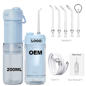 Mini 200mL sans fil Portable dents enfant nettoyage fil Jet Pick électrique Irriagtor <span class=keywords><strong>Oral</strong></span> dentaire eau Flosser enfants Waterflosser - Product Image 1