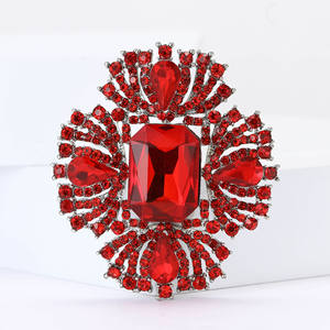 เข็มกลัดดอกไม้ขนาดใหญ่สำหรับเด็ก ทำจากโลหะผสมชุบทอง เหมาะสำหรับงานแต่งงาน งานหมั้น ของขวัญสุดหรู อุปกรณ์เสริมสำหรับกระเป๋า - Product Image 5