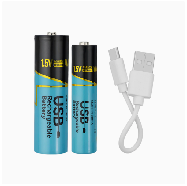 Brand New, High-capacity Lithium Batteries (AA, AAA, 1.5V) for Remote Controls and Toys, Rechargeable, Factory Direct Supply.