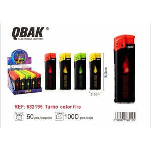 Encendedores MECHERO TURBO COLOR FIRE - Venta al por Mayor - Product Image 3