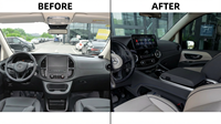 Boîte d'accoudoir de voiture de luxe style Thunder pour Mercedes Benz Vito W447 V250 V260, boîte de rangement de console centrale sur mesure