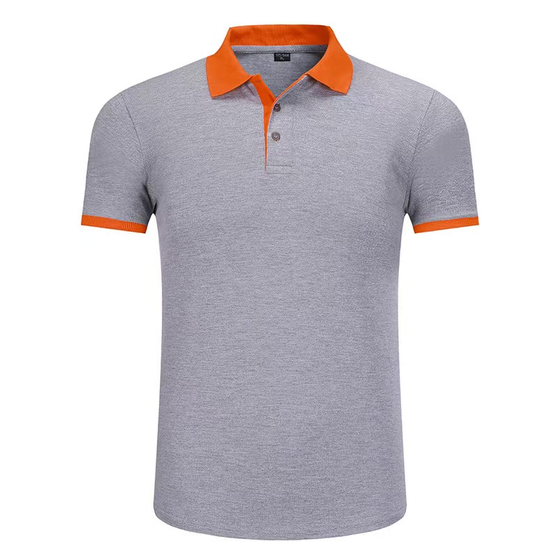 11-Gris (Cuello Naranja)
