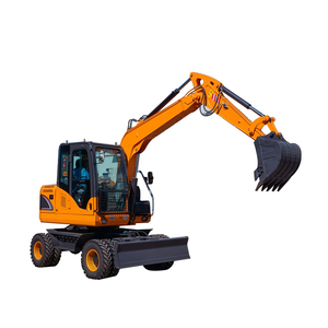 Excavadora Hidráulica Mini de Ruedas y Orugas ELORRY EL85L de Alta Calidad con Cucharones de 8T y 9T en Venta en Kenia - Product Image 3