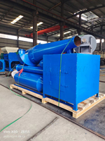 Biomasse industrielle Copeaux de bois rasage feuilles de l'herbe cosses de café séchoir à sciure de bois à flux d'air chaud tambour rotatif machine de séchage de tuyau prix