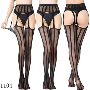 Trendy 2024 Fishnet Stockings Sexy Crotchless Pantyhose for Women Perfect for a Sensual and Stylish Outfit