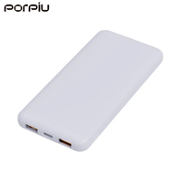 Nouvelle arrivée 2025, batterie externe 10000mAh, chargeur portable 10W, prise UK, durable, utilisation à domicile et au bureau, interface d'entrée CC, extérieur