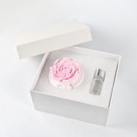 Diffuseur de parfum d'ambiance en céramique parfumée, fait main, en porcelaine, motif pivoine, pour la maison, avec huiles essentielles et bâtonnets diffuseurs