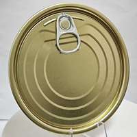 401 #   Capuchon de boîte de conserve à ouverture facile (EOE) en fer blanc double doré de 98,9 mm pour fruits en conserve