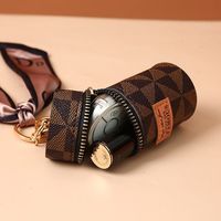 Mini Pochette de Luxe Tendance pour Monnaie, Rouge à Lèvres, Clés, en Cuir PU, Organisateur Cosmétique, Porte-Rouge à Lèvres Personnalisable en Soie
