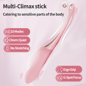 2025 rilascio rosa due motori giocattolo del sesso stimolante vibratore clitorideo con 10 potenti modalità di vibrazione per le donne V44 - Product Image 2