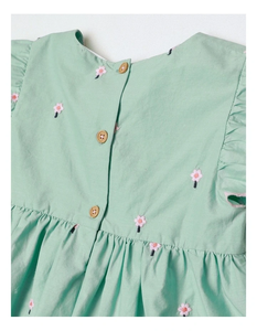 Robe d'été pour filles en coton de qualité supérieure avec un look mignon et attrayant, parfaite pour les jeux en plein air et les célébrations d'anniversaire - Product Image 5
