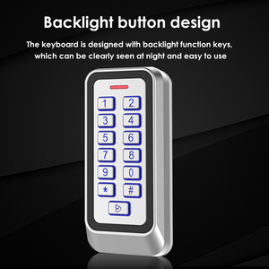 Standalone kim loại Kiểm soát truy cập hệ thống IP67 Bàn phím không thấm nước cửa RFID điều khiển truy cập - Product Image 4