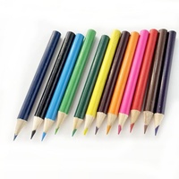 Crayons de couleur classiques à couverture rigide, 12 couleurs, logo personnalisé, vente en gros, sûrs, non toxiques, écologiques, pour artistes et enfants