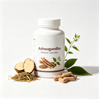 Extrait d'ashwagandha en poudre de qualité alimentaire, capsules d'extrait d'ashwagandha, fourniture d'usine