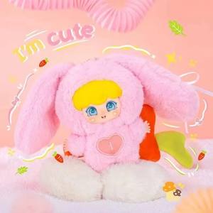 Domi Baby Boîte aveugle suspendue en peluche en caoutchouc émaillé de fête à trois animaux adaptée au placement sur le bureau - Product Image 2