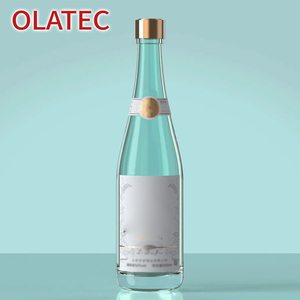 OLATEC Premium Glass Liquor Bottles Crystal Spirit Containers Luxury Packaging for <strong>Whiskey</strong> and Vodka - Product Image 2