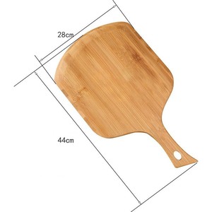 Planche à pizza en bambou de 12 pouces avec poignée pour la cuisson et le service, outils de cuisine - Product Image 4