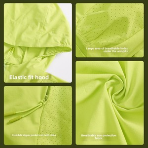 Chaqueta Bomber Ligera y Transpirable con Capucha para Primavera/Verano, Ropa Deportiva para Montañismo y Running - Product Image 3