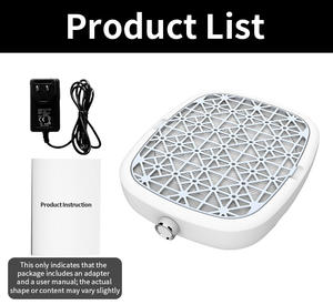 Aspirador de Polvo para Uñas con Fuerte Succión, Base Antideslizante, Filtro Lavable, 2 Colores, Control de Velocidad Rotatoria para Técnicos Profesionales - Product Image 5