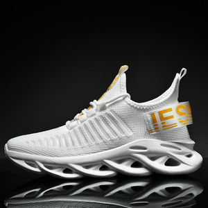 Zapatillas Deportivas Transpirables para Hombre, Tejidas, con Suela de Absorción de Impactos, Ligeras - Product Image 3
