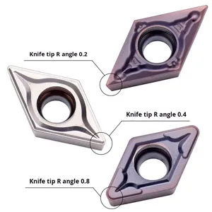 Cuchilla de Torneado Interna de Diamante para Acero Inoxidable DCMT070204-<span class=keywords><strong>HMP</strong></span> HQ DCMT070202-MV KM3325 China - Product Image 2