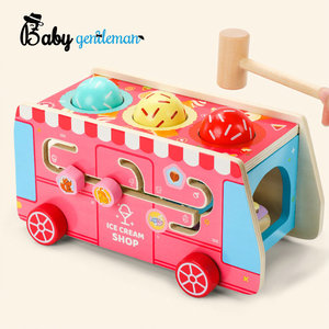 Juego de coches de tienda de <span class=keywords><strong>helados</strong></span> de madera multifuncional Z12659D - Product Image 4