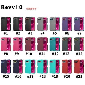 Funda Protectora Resistente para Teléfono T <span class=keywords><strong>Mobile</strong></span> Revvl 8 7 6 Pro 5G, Carcasa Trasera con Clip para Cinturón, Protector de Parachoques Trasero de TPU Suave - Product Image 6