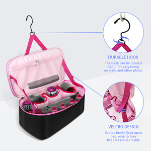 Hair Curler Accessories Bag 13.39in x 7.09in x 6.30in Oxford Travel Storage Case Rectangular Minimalist Design - Product Image 4