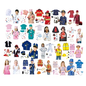Chapeau de déguisement pour enfants : camion de pompiers, Halloween, docteur, infirmière, ouvrier, <span class=keywords><strong>pompier</strong></span> – <span class=keywords><strong>Tenue</strong></span> de performance pour la Journée des Métiers - Product Image 4