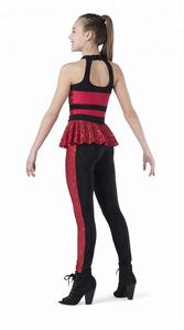 <span class=keywords><strong>Cool</strong></span> Girls Kids <span class=keywords><strong>Jazz</strong></span> & Tap Costume Sequin Zipper Design Competition Show Performance Wear and Dance Costume - Product Image 2
