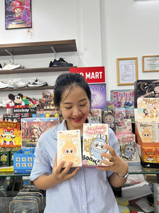 Chính thức popmart bí ẩn bức tượng phổ biến ban đầu thời trang labubu có một chỗ ngồi thú vị Macaron mù Hộp đồ chơi sang trọng búp bê dễ thương - Product Image 3