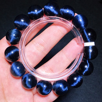 Bracelet Peter Stone incurvé de première ligne, motif Terre bleue, pierre précieuse, jade de silice pour hommes et femmes