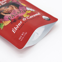 Sachet d'emballage en plastique de thé en feuille d'aluminium personnalisé pochette debout à fermeture éclair refermable pour quantité minimale de commande de thé de fleur 100 pièces