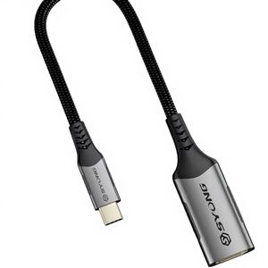 SYONG 8K USB Type-C到HDMI转换器，USB C到HDMI加密狗，迅雷4/<span class=keywords><strong>3</strong></span> HDR HDCP 2.<span class=keywords><strong>3</strong></span>，适用于MacBook Pro/Air，iPad Pro，XPS，S22 - Product Image 1