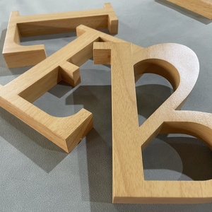 <strong>Custom</strong> Laser Cut Metal <strong>Signs</strong> <strong>Wood</strong> Grain Stainless Steel Metal Lettering Non Illuminated 3D Logo Office Interior Sign - Product Image 4
