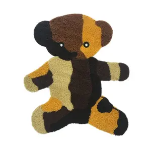 Venta al por mayor oso lindo parches muñeca-Linda Toalla de oso bordado parche DIY moda dibujos animados muñeca 3D ropa de mujer