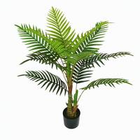 Plante artificielle Cycas Sago Palmier en pot, Arbre tropical vert pour la décoration intérieure de la maison, du bureau, de l'hôtel, du centre commercial, Vente en gros usine